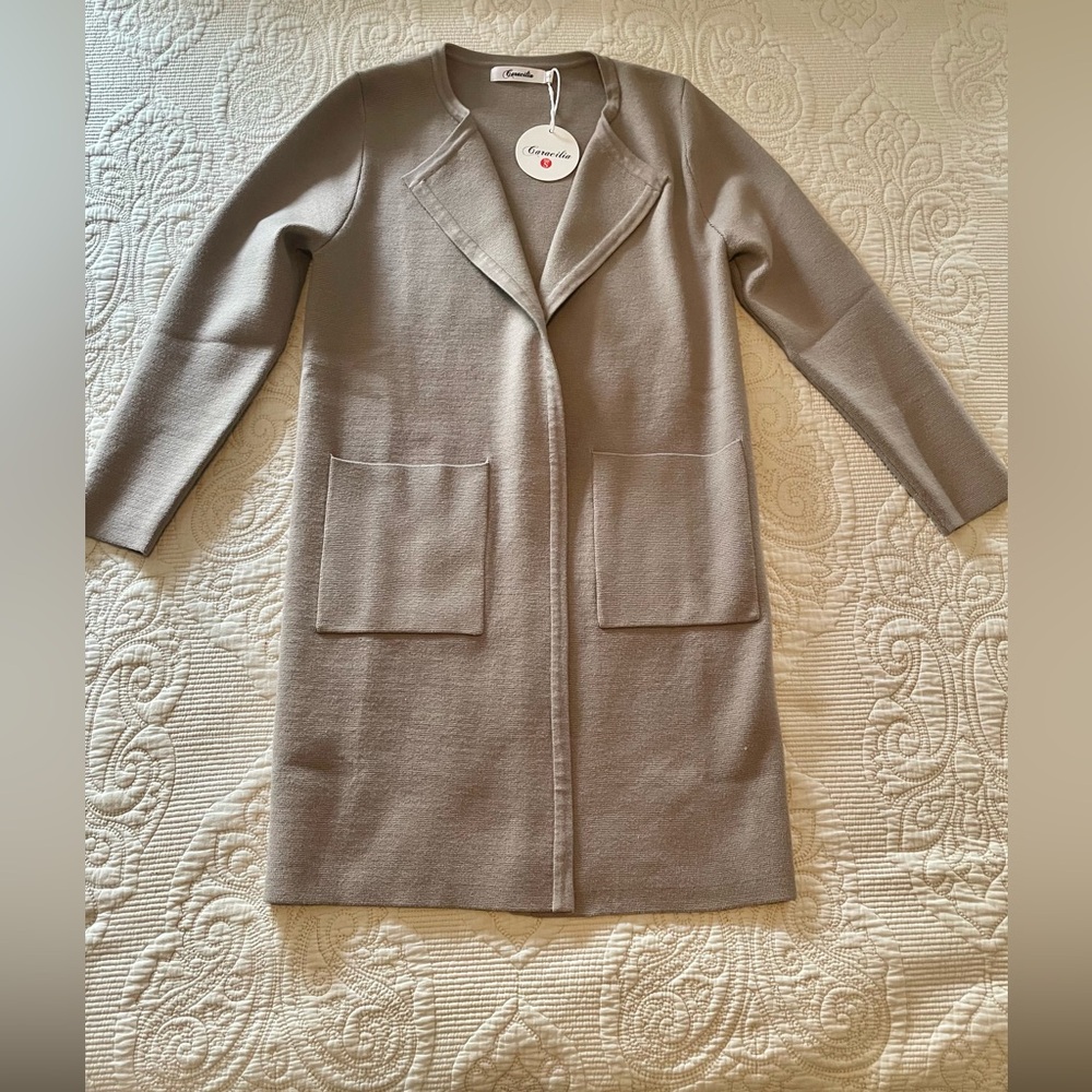 Tan Sweater Coat